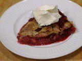 Farmers Market Treasures – Strawberry Rhubarb Pie and Spring Pea Salad