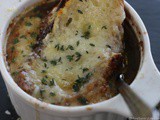 French Onion Soup on a snowy Seattle day