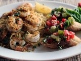 Herbed Shrimp with Spicy Breadcrumbs