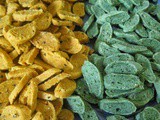 Fkas / Moroccan colorful crackers or Moroccan version of Indian Punjabi Mathri