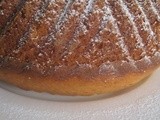 Meskouta or Kika Yoghurt / Moroccan Yoghurt  Cake / Meskouta au Yaourt  / Gâteau Marocain au Yaourt