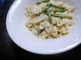 Apsaragus, Goat Cheese & Lemon Pasta