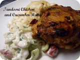 Tandoori Chicken and Cucumber Raita