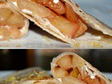 Apple Dessert – Apple Stuffed Tortillas with Cream Cheese