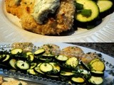 Baked Tilapia Fish Cakes with Zucchini Salad and Tartar Sauce