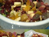 Beet Salad with Apples, Grapes and Walnut Vinaigrette