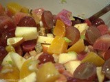 Beet Salad with Apples, Grapes and Walnut Vinaigrette