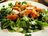 Buffalo Chicken Salad with Blue Cheese Dressing