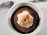 Chocolate Peanut Butter Mug Cake