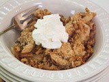 Cinnamony Baked Apple Dessert with a Sweet Graham Cracker Crust