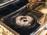 Cracked Induction Hob