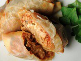 Easy Lasagna Rolls Using Nasoya Egg Roll Wraps