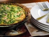 Gluten Free Spinach Quiche with a Quinoa Crust