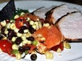 I’m Ready for the Weekend! Chipotle Pork Tenderloin with Roasted Corn Salad