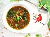 Instant Pot Spicy Asian Chicken Soup with Ginger, Garlic and Cilantro