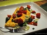 Keeping it Lean In-between with a Spinach Omelette and Savory Dijon Sauce