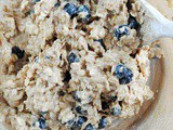 Lemon and Blueberry Oatmeal Cookie Recipe with Cinnamon and Walnuts