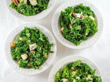 Light and Lemony Kale Salad with Chicken, Pears and Pecans