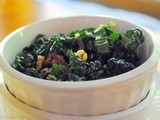Massaged Kale and Sun Dried Tomato Salad with Crunchy Walnuts