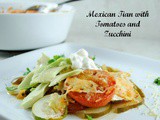 Mexican Vegetable Casserole (Tian) with Tomatoes and Zucchini