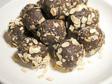 No Bake Energy Balls with Peanut Butter and Dark Chocolate