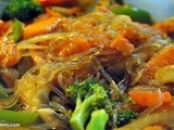 Really? Kelp Noodles? Sweet and Sour Salmon Filets with Kelp Noodle Stir Fry
