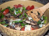 Recipe: Asparagus, Mushroom and Tomato Sauté with Fresh Basil and Parmesan Cheese