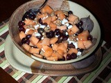 Recipe: Fruit Salad with Cantaloupe, Grapes, Walnuts and Goat Cheese