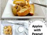 Roasted Apple Dessert with Peanut and Honey Sauce