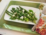 Roasted Asparagus Salad with Fresh Basil and a Ball Canning Giveaway