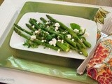 Roasted Asparagus Salad with Fresh Basil and a Ball Canning Giveaway
