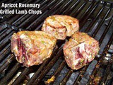 Sweet Apricot and Rosemary Grilled Lamb Chops