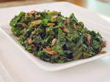 Tender Sauteed Kale with Garlic Chips