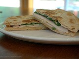 Turkey Breast and Swiss Cheese Flatbread Melts