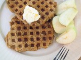 Whole Wheat Waffles with Oats, Apples and Chia Seeds