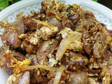 Chicken livers with eggs —-τηγανια με συκωτακια κοτοπουλου και αυγο