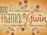 Giving Thanks for Giving