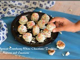 Apricot Cranberry and White Chocolate Truffles