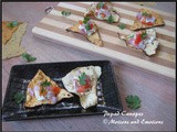 Assorted Papad Canapes / Healthy Papad Snack