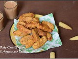 Baby Corn Fritters / Baby Corn Pakoda