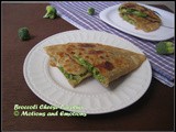 Broccoli Cheese Paratha