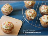 Carrot Cupcakes with Cream Cheese Frosting