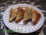 Cheesy Spinach Sandwich