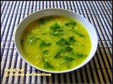 Dal Palak / Palak Dal / Spinach in Split Green Gram Skinless