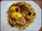 Egg Biryani / Unda Biryani / Mutta Biryani