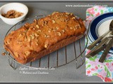 Eggless Banana Walnut Cake