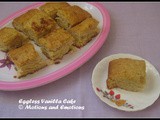 Eggless Vanilla Cake