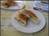 Mixed Vegetable Cheese Sandwich