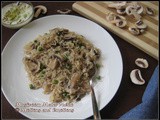 Mushroom Matar Pulao / Mushroom Peas Pulao