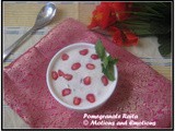 Pomegranate Raita / Anar ka Raita